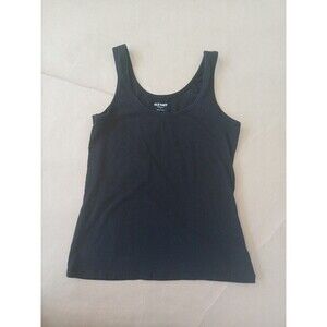Old Navy First Layer Tank Top Womens S Black Minimalist Basic